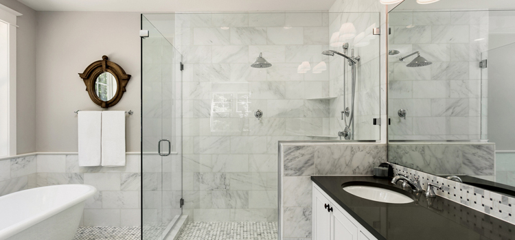 bathroom shower door installation in El Monte